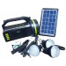 Kit Lanterna Solara, 3 becuri incluse, Functie de Powerbank, Boxa cu bluetooth si radio CL-18