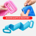 Banda pentru masarea muschii spatelui si functie de exfoliator, Dual Side Back Scrubber