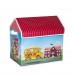 Cutie pentru depozitare in forma de casuta, dimensiune 38x25x38 cm