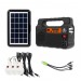 Kit cu panou solar, 3 becuri,funtie powerbank si difuzor, 6V