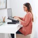 Masuta pliabila pentru laptop, inaltime ajustabila, rotire 180 grade, sistem blocare, 27x48x48 cm