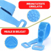 Banda pentru masarea muschii spatelui si functie de exfoliator, Dual Side Back Scrubber