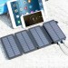 Baterie externa cu 4 panouri solare, 2 Port-uri USB si functie lanterna