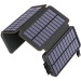 Baterie externa cu 4 panouri solare, 2 Port-uri USB si functie lanterna