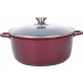 Cratita din aluminiu cu invelis ceramic marmorat