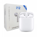 Casti Bluetooth 5.0, i12 Touch, Wireless, Control la Atingere, Compatibile Android si IOS , Conectare Multi-Point