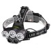 Lanterna frontala High Power cu 5 surse de iluminare T6 XPE