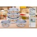 Set Oale de gatit cu capac, 10 piese, 1l, 1.5l, 2l, 3l, 4l, otel carbon emailat