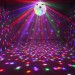 Set 2 becuri disco rotative proiector multicolor cu LED