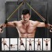 Set 5 corzi elastice din latex cu accesorii pentru toate grupele musculare